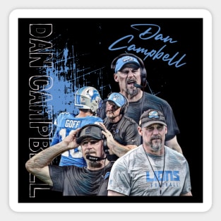 Dan Campbell Lions Magnet
